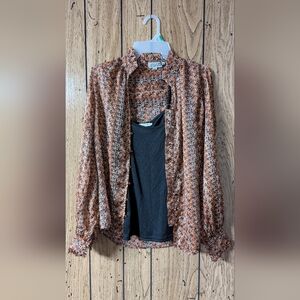 Molly Bracken Snake Print Blouse
